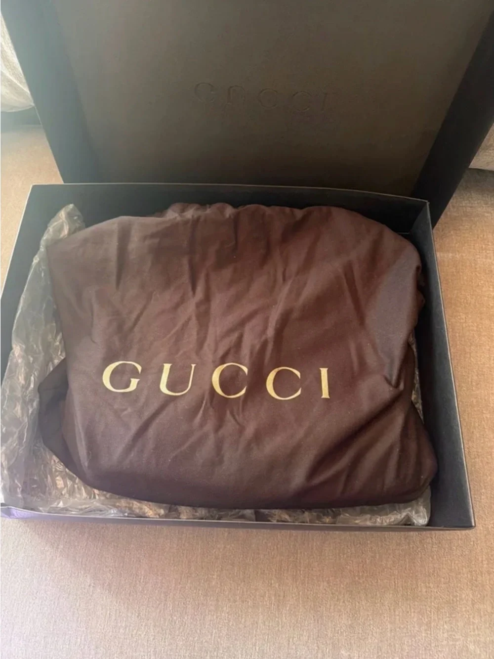 GUCCI Jackie Diamante canvas bag - Picture 4 of 14